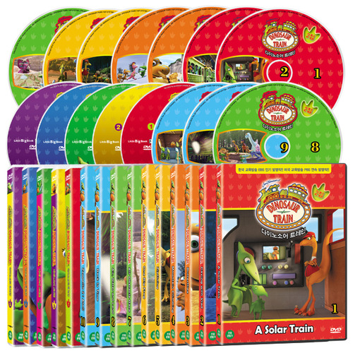 [DVD] 다이노소어 트레인 Dinosaur Train 1+2집 15종세트 : 공룡을 좋아하는 아이들을 위한 영어 학습 DVD!! 