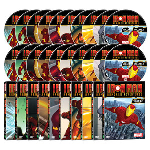 [DVD] 아이언맨 Iron Man 20종세트 : 어린이를 위한 아이언맨 애니메이션 출시!! 영어에 흥미를 갖지 못하는 아이들을 위한 최고의 선택!! 