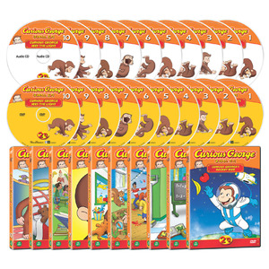 [DVD] 큐리어스 조지 Curious George 2집 20종세트 : 아이들의 영원한 고전! 반복에 반복이 가능한 시리즈! 
