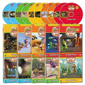 [DVD] 다이노소어 트레인 Dinosaur Train 2집 10종세트 : 공룡에 관심이 많은 아이들을 위한 영어 학습용 DVD 
